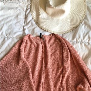 HM Coral/Peach Cardigan, Size M🌼